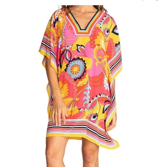 Trina Turk Other - Trina Turk Theodora Silk Caftan Dress